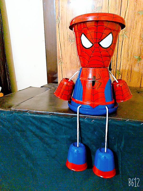 Spiderman Planter
