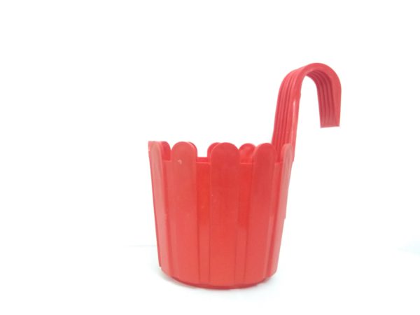 Fence Hook Basket - Red