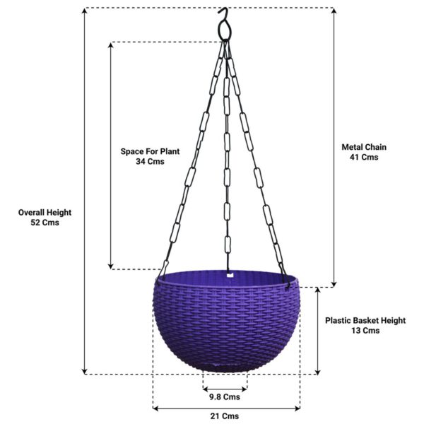 Hanging Pot - Purple